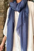 Classic Portobello Scarf Dark Denim /20